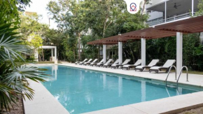 Modern Apt Tulum with 2 BDR Gym & Pool